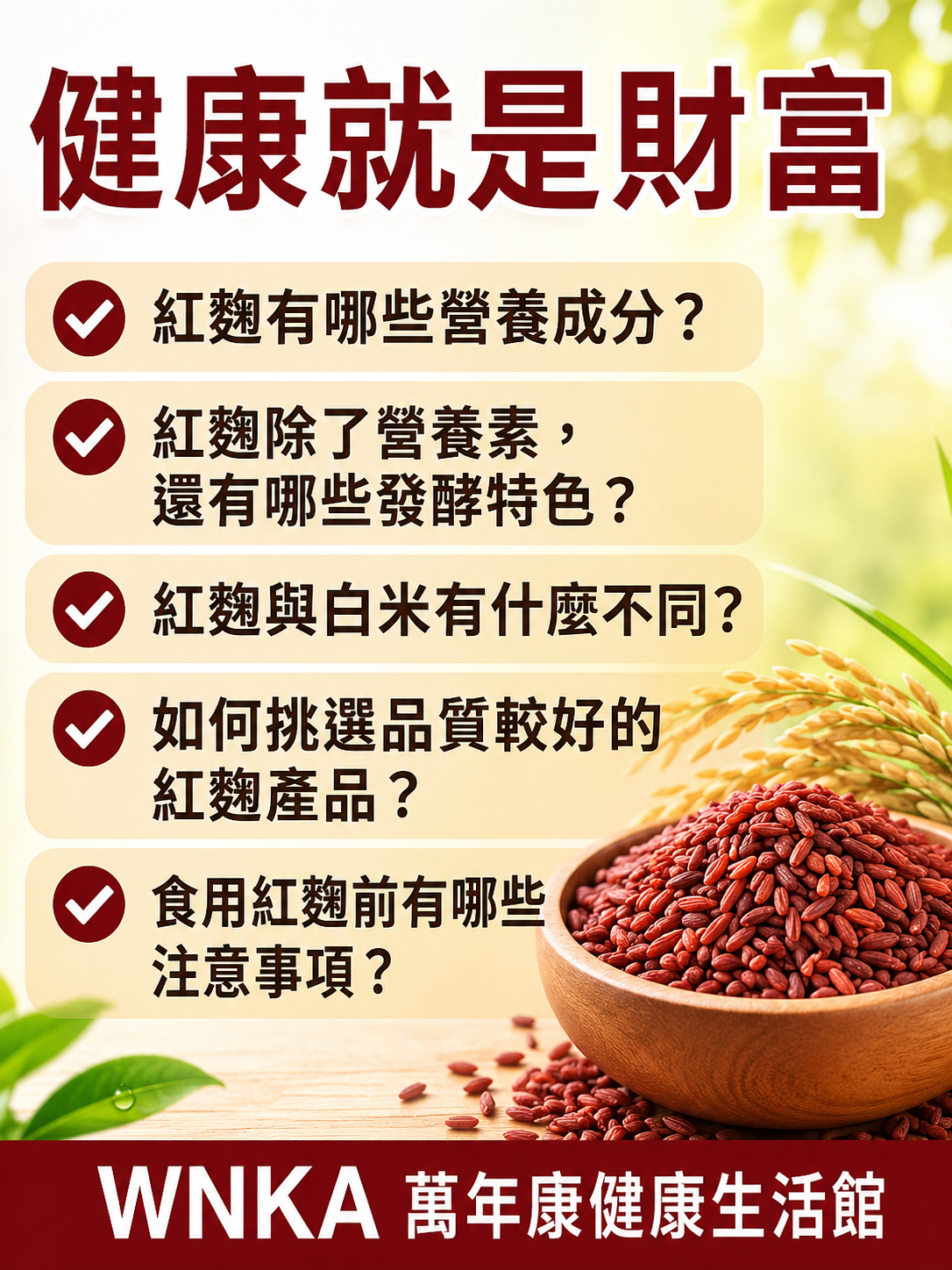 紅麴有哪些營養成分？